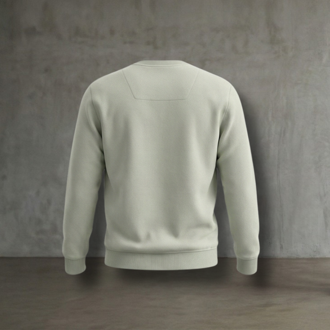 Allen Solly Solid Grey Sweatshirt for Men – Classic Winter Essential